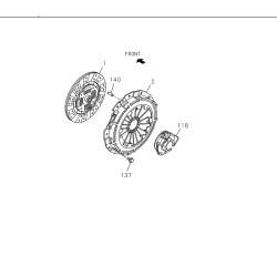 Zestaw sprzęgła ISUZU D-Max 1,9 Ddi
